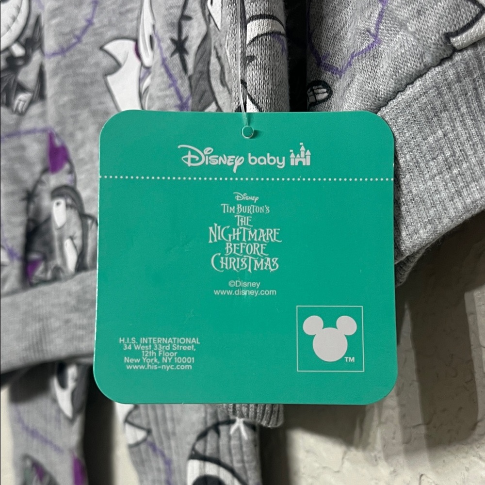 Disney Gray & Purple The Nightmare Before Christmas Baby Girl 12 Months Set - Picture 3 of 8